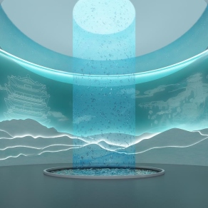 现代自然博物馆序厅3D模型下载